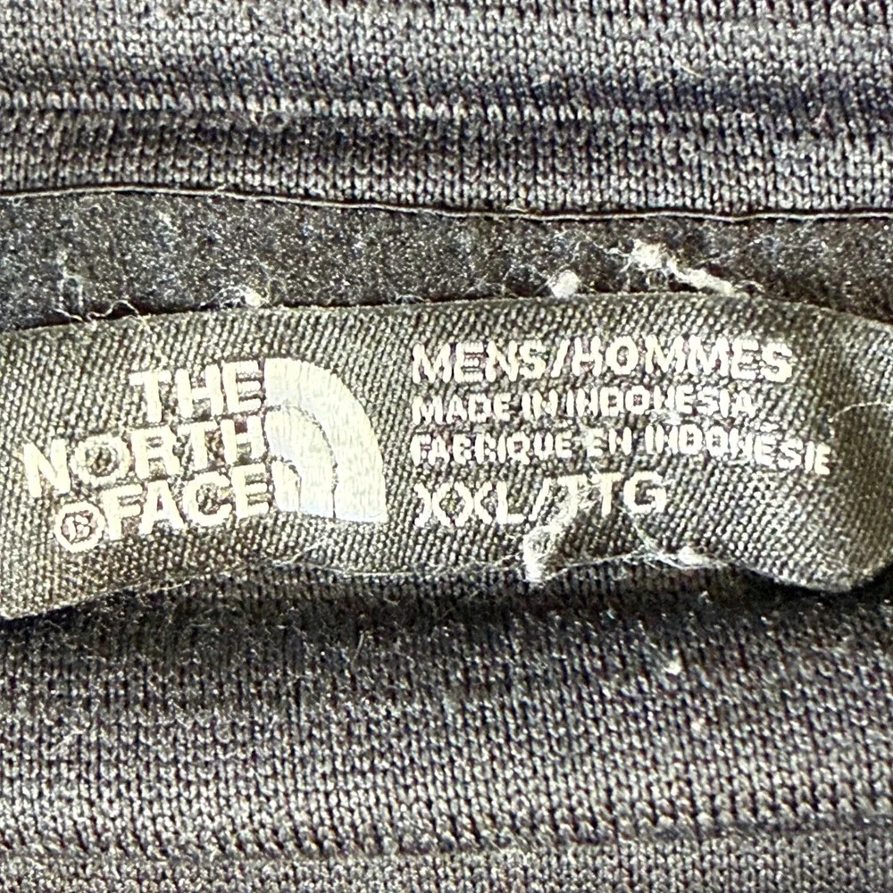 The North Face Ribbed Hybrid Full Zip Hoodie Mens 2XL Black Performance Techwear